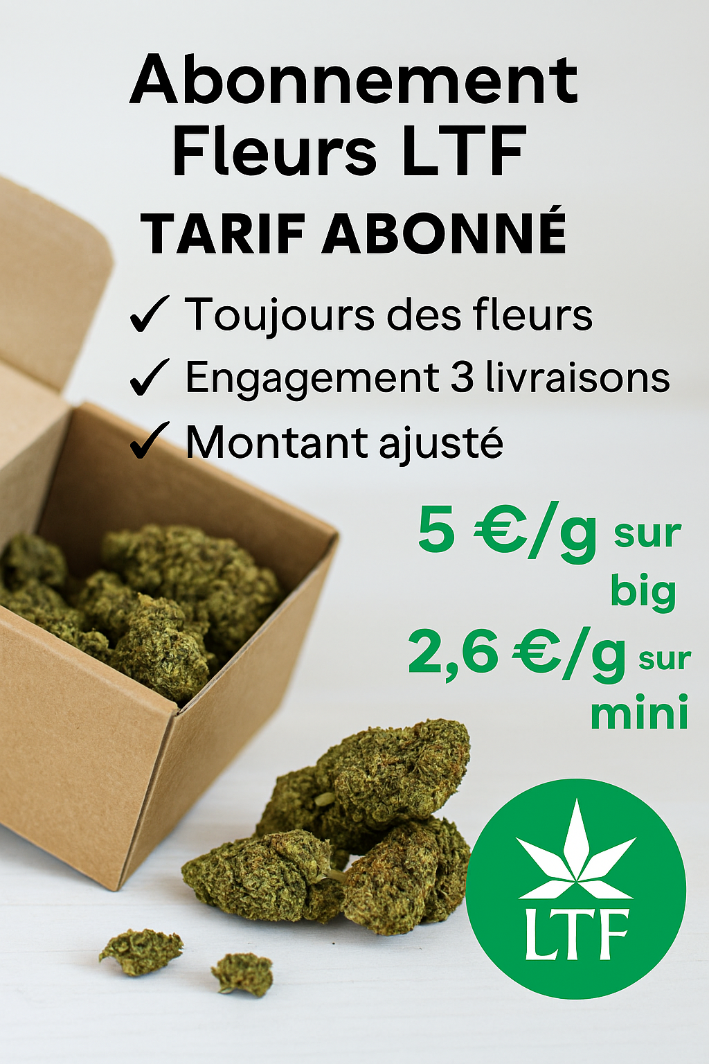 Abonnement Fleurs LTF – tarif abonné