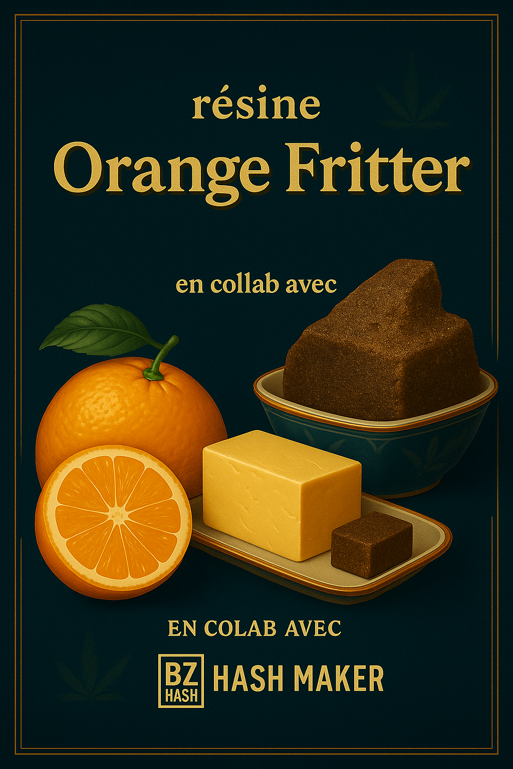 Résine CBD - Orange Fritter