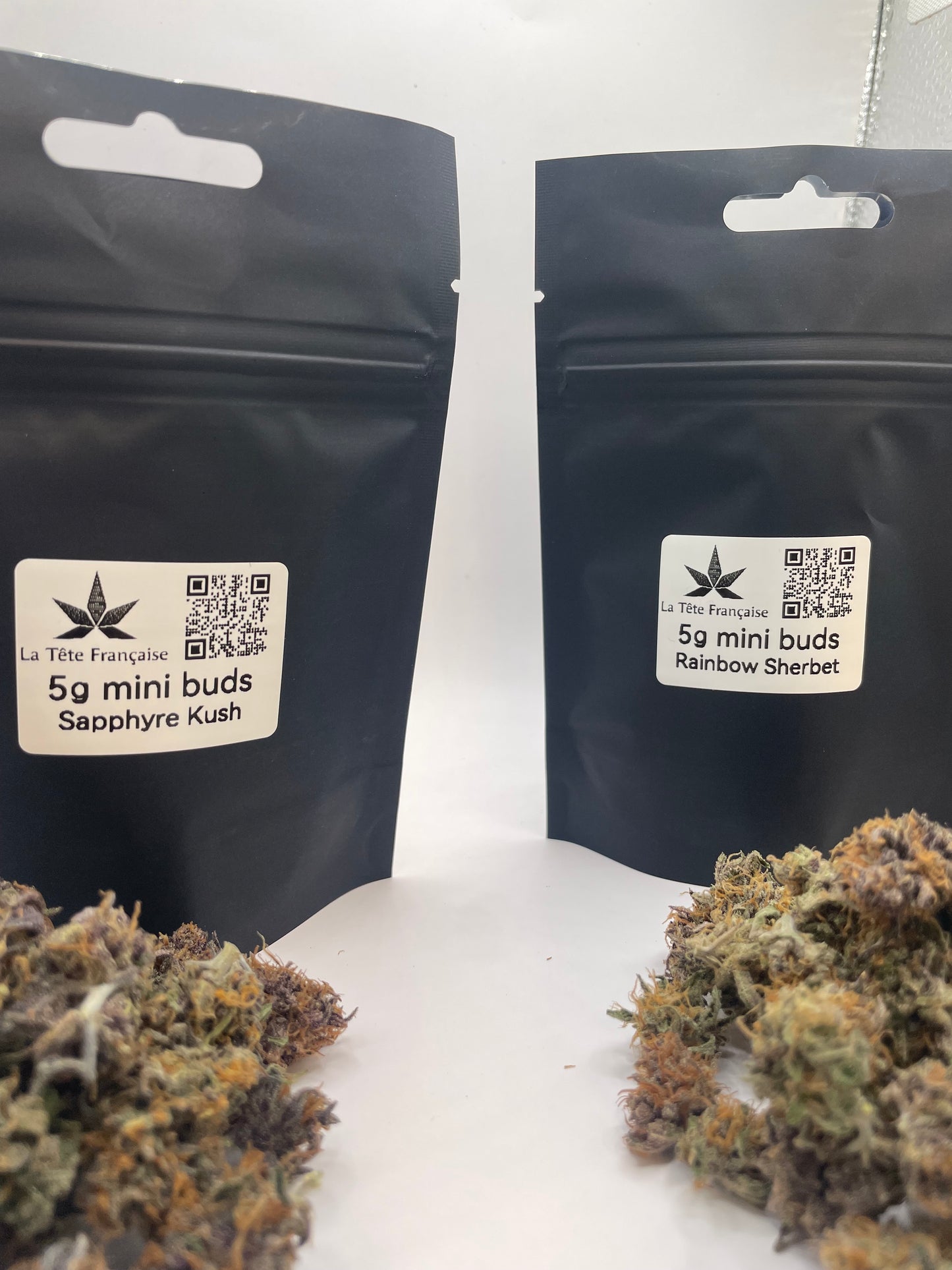 Pack CHILL Black Friday – Sapphyre Kush x Rainbow Sherbet (10g minibuds)