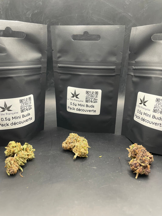 Pack Découverte – Mini Buds | Essai 2,25 g ou Mixte 4,0 g